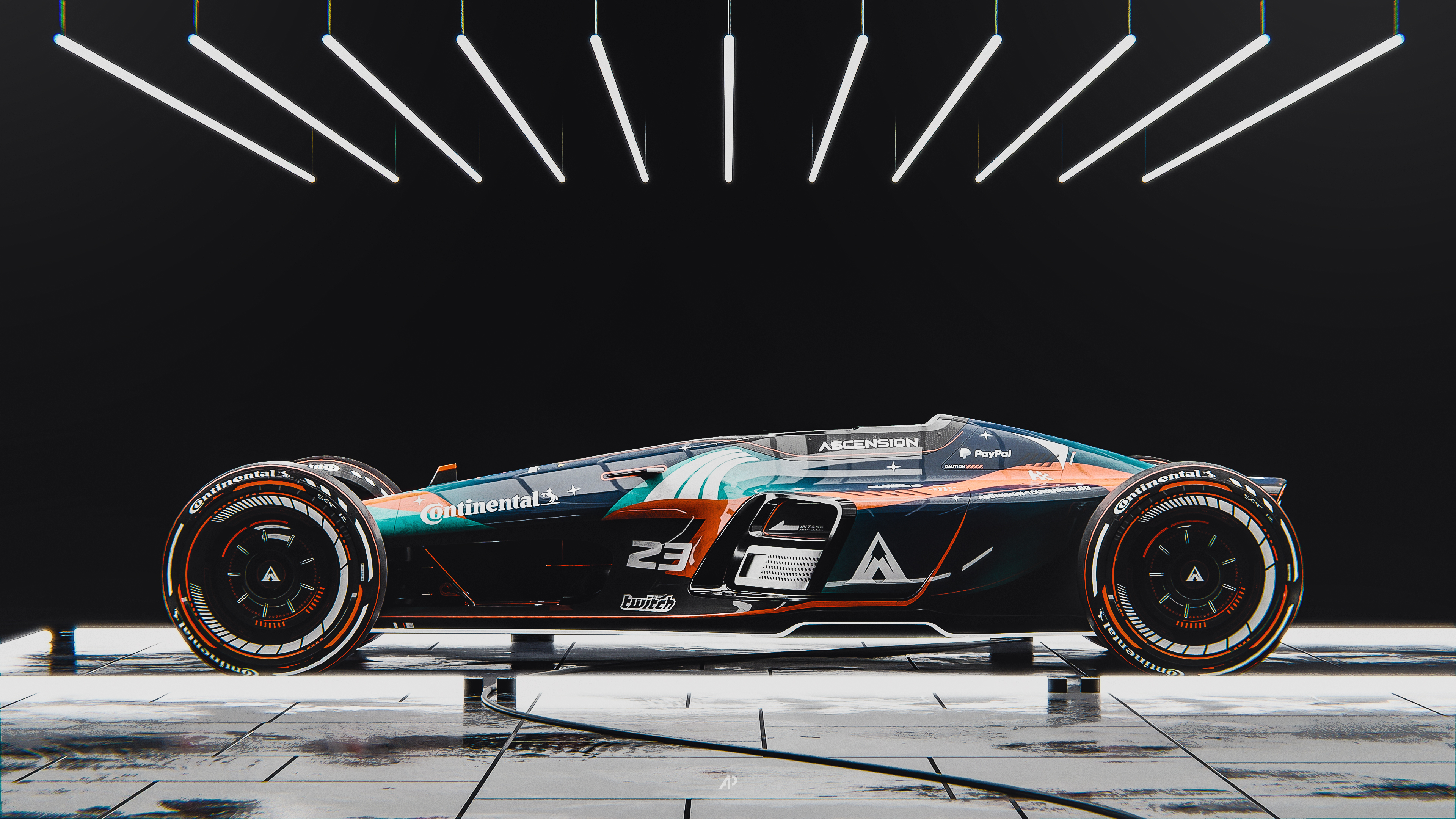 Official TrackMania skin livery of the Ascension 2023, the biggest TrackMania event ever