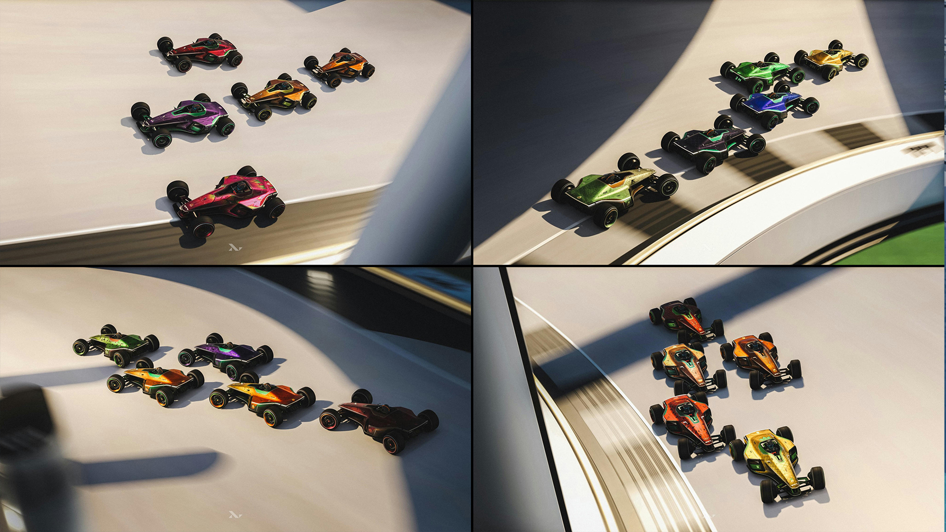 Official TrackMania Royal 2024 skin liveries used in Royal