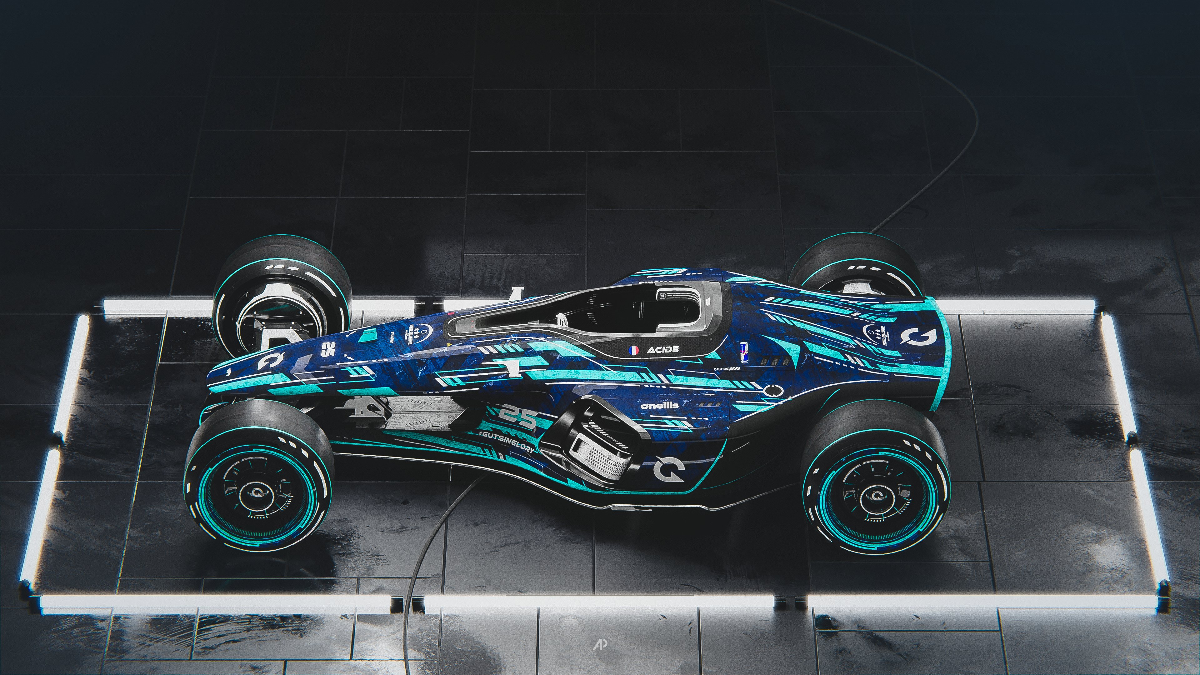 Glorious Esport 2022 skin used by Acide in Final of the ZrT Trackmania Cup 2022